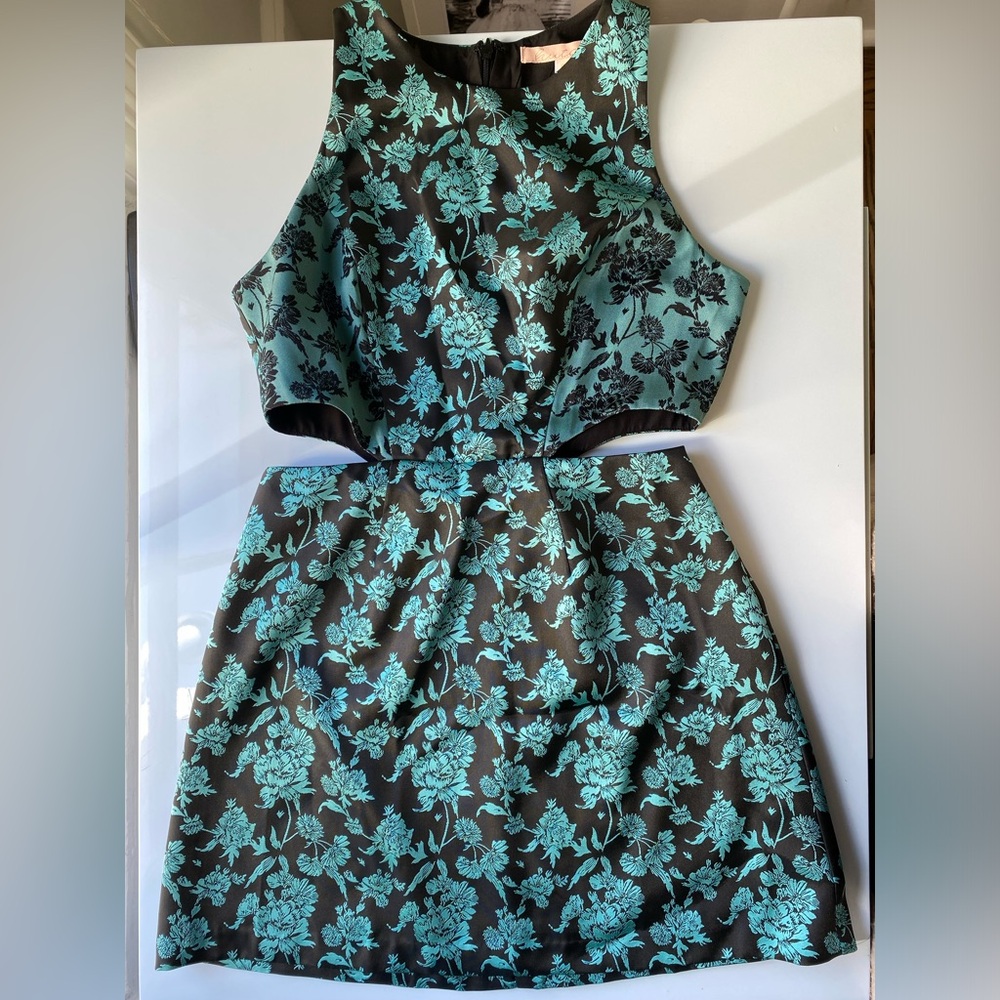 Petite Hutch Cut-Out Mini Dress